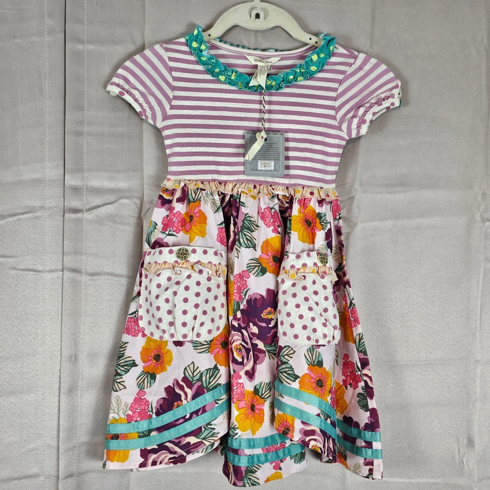 NWT Matilda Jane Girls Chrysalis Short Sleeve Dress 4